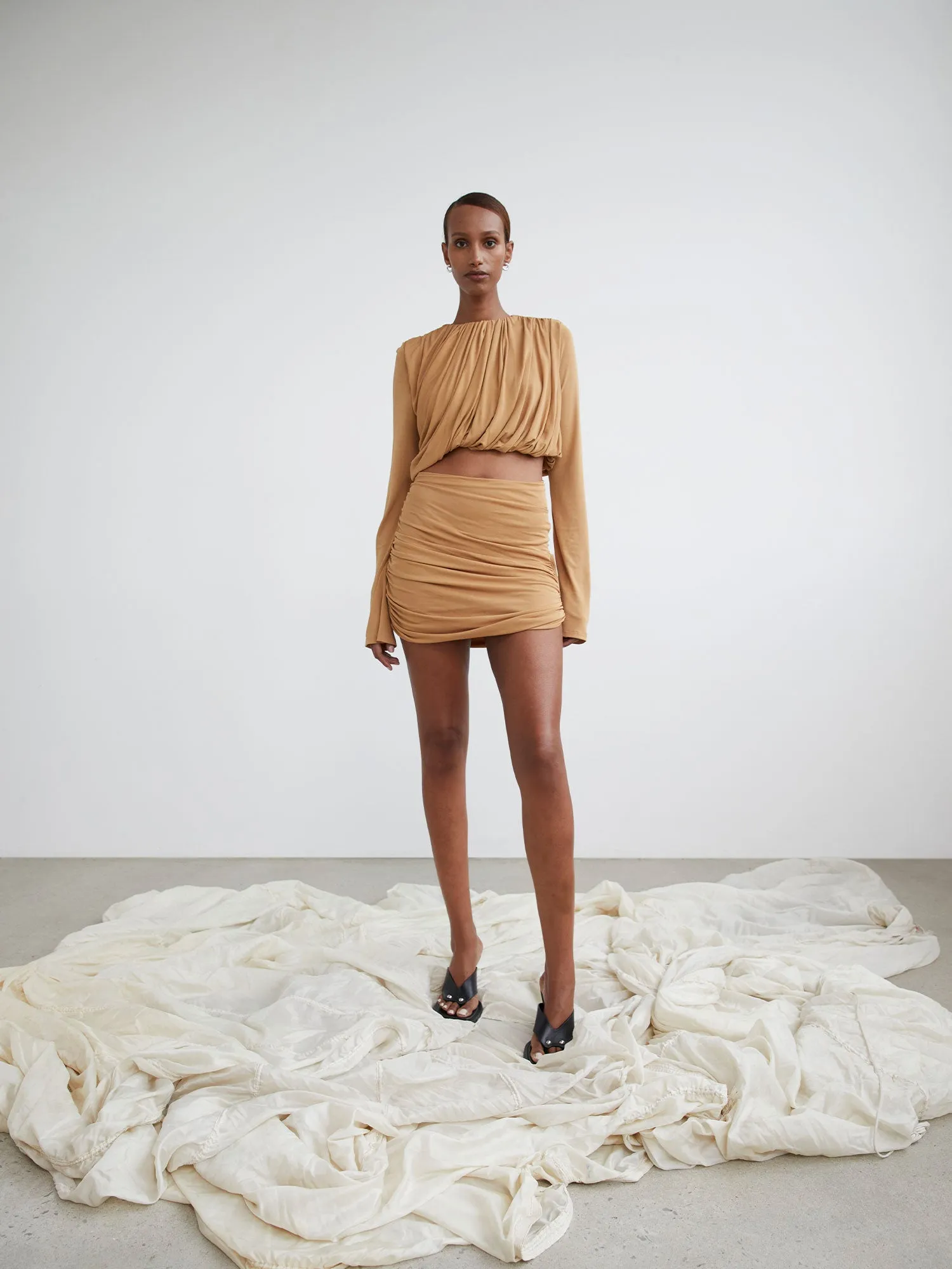 08 Val Mini Skirt | Almond