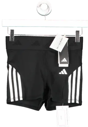 adidas Black Hyperglam 3inch Tight Shorts UK S