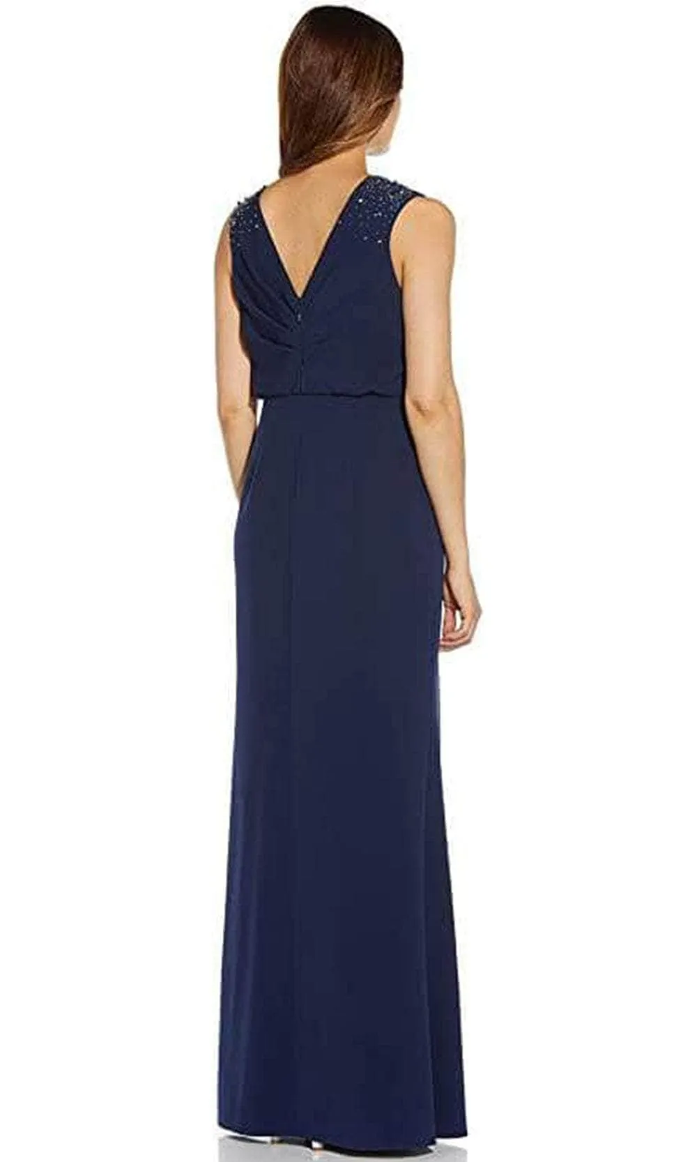 Adrianna Papell AP1E208964 - Sleeveless Jewel Neck Formal Dress