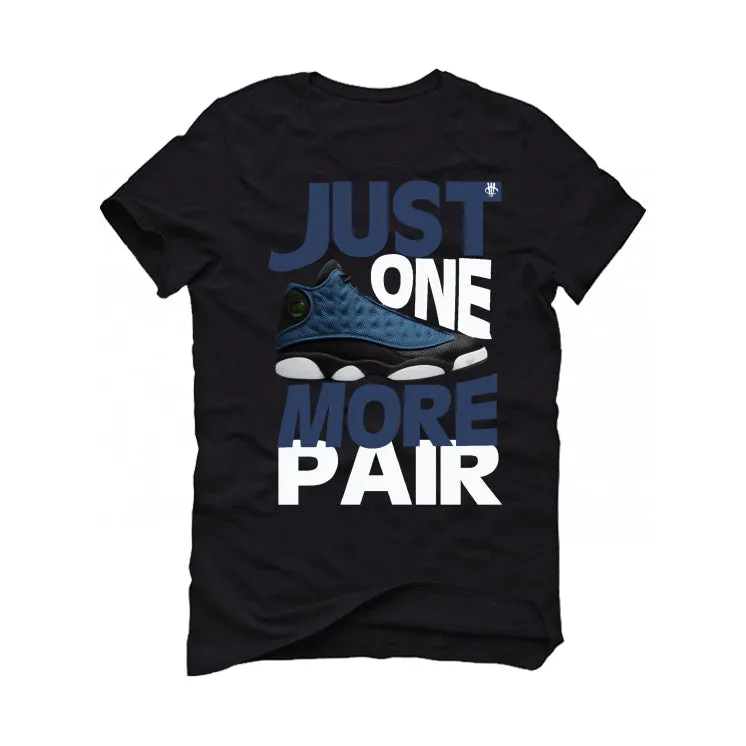 Air Jordan 13 "Brave Blue" 2022 | illCurrency Black T-Shirt (JUST ONE MORE PAIR)