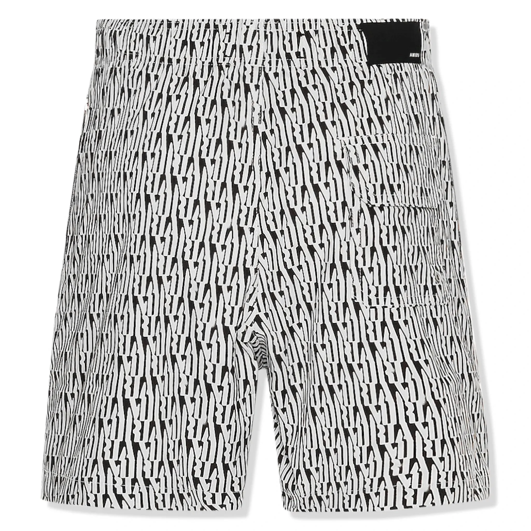 Amiri All Over Amiri Black Alabaster Swim Shorts