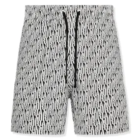 Amiri All Over Amiri Black Alabaster Swim Shorts