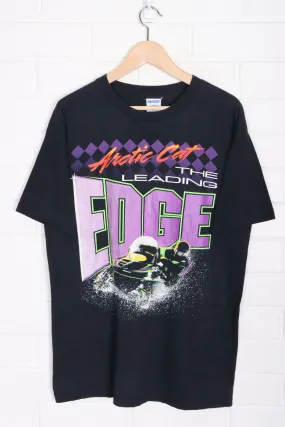 Artic Cat "The Leading Edge" Snowmobile Single Stitch Tee USA Made (L)