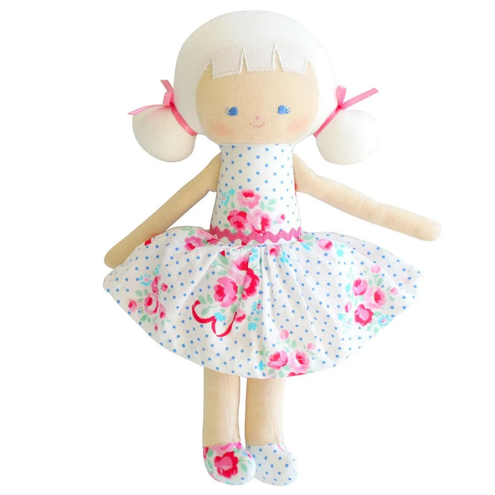 Audrey Doll 10 - Blue Bows & Rose