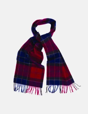 Barbour Holden Tartan Scarf (Lambswool/Cashmere) - Red Tartan