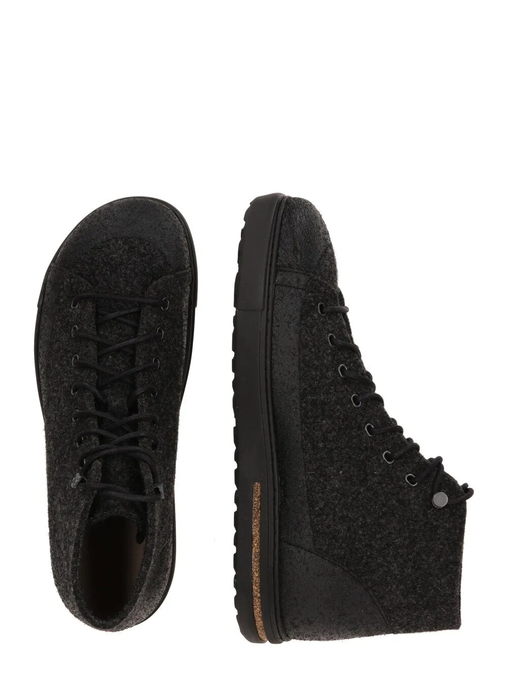 Birkenstock High Top Sneakers, Speckled Black