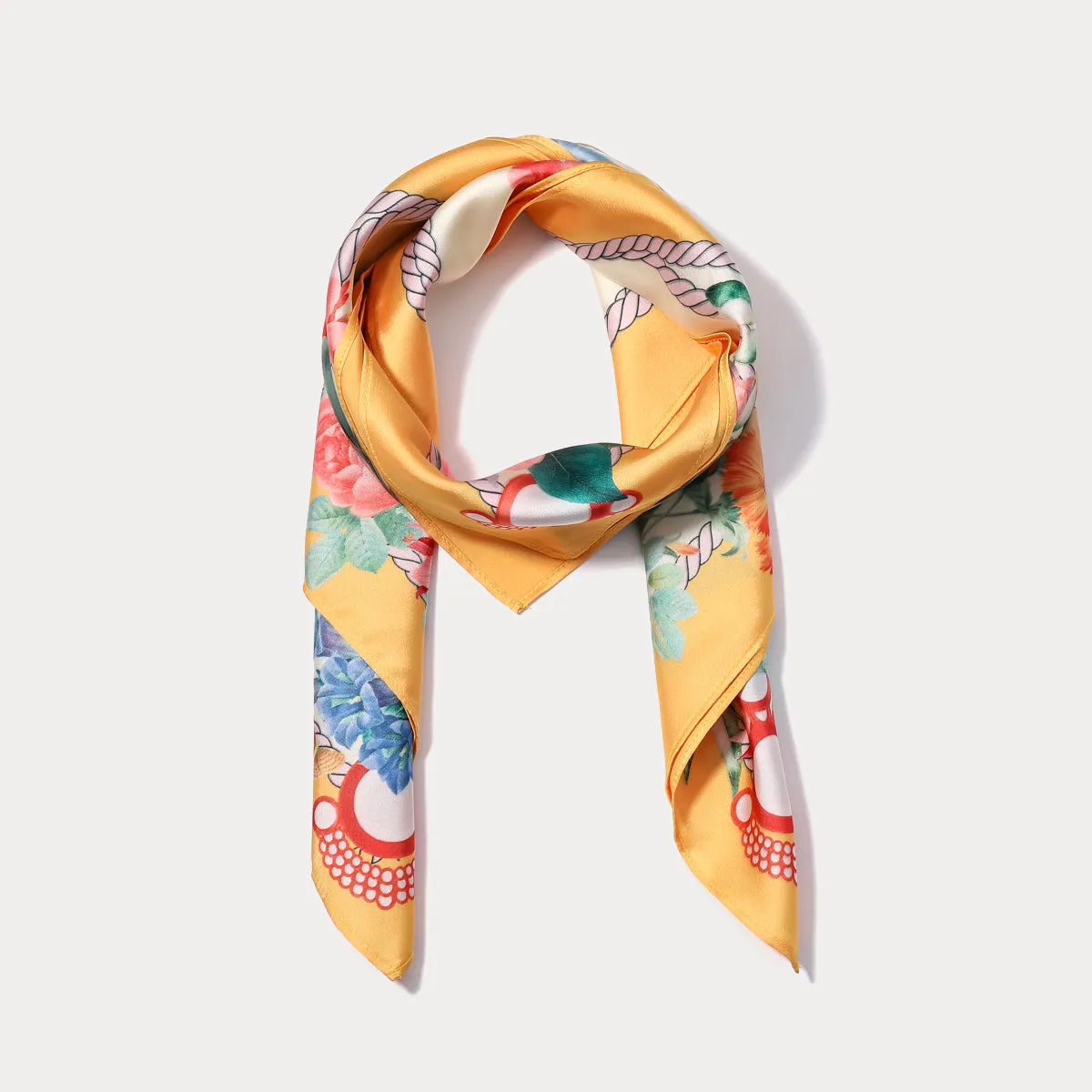 Blooming Square Scarf