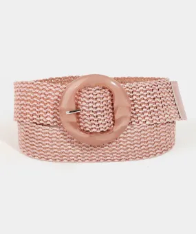 Braided Belt - Pink