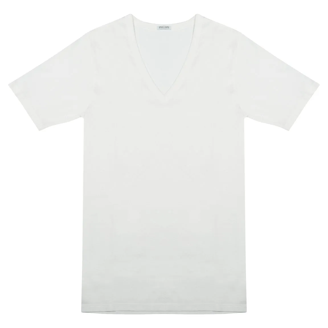 Bresciani White V-Neck T-Shirt