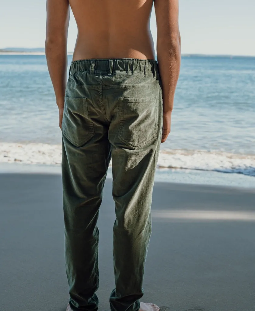 Catch Stretch Cord Pant | Khaki