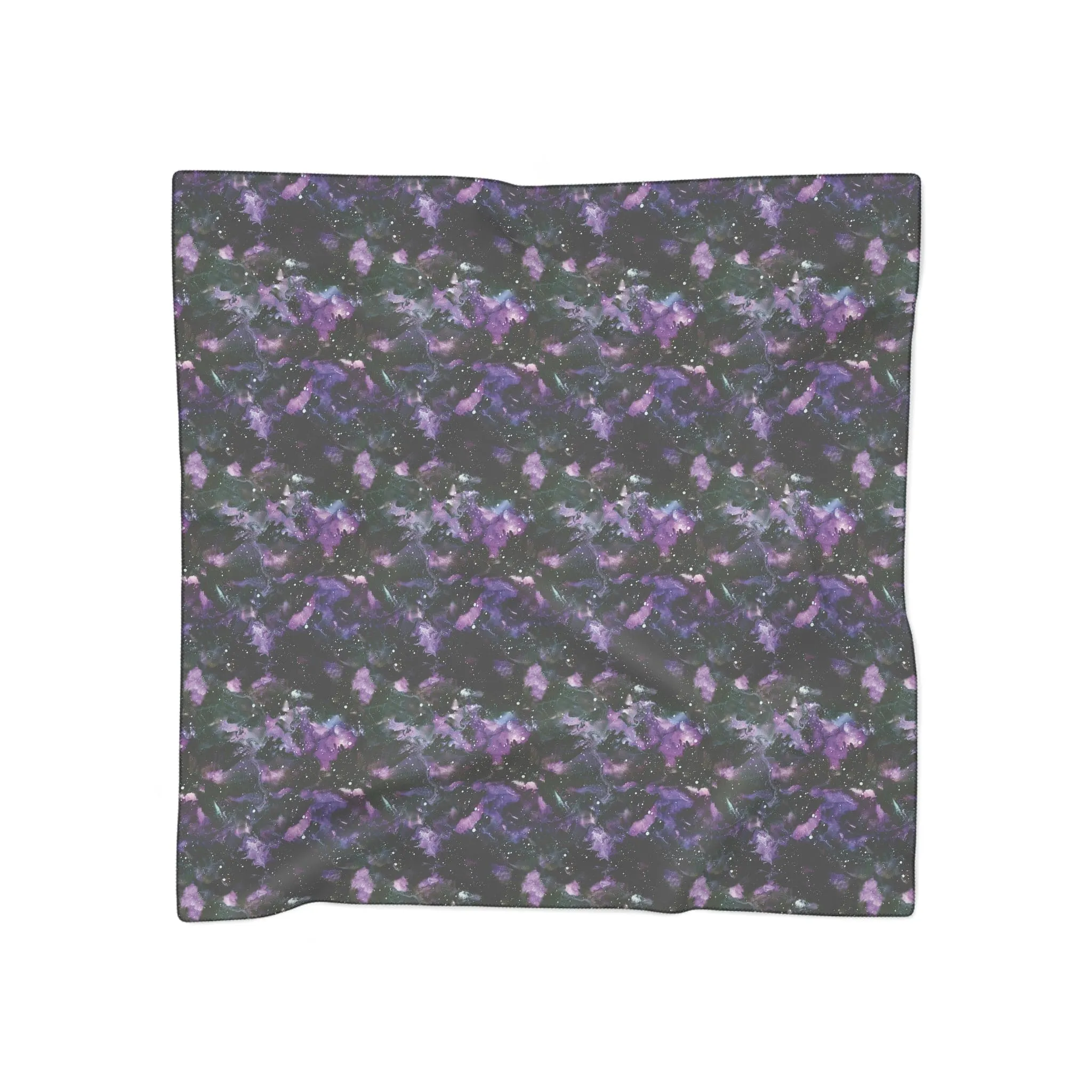 Chiffon Scarf - Purple Storm Print