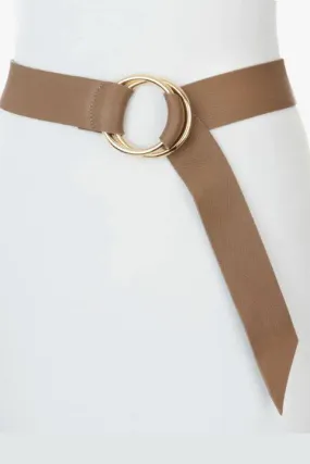 Cilena Pebbled Leather Belt