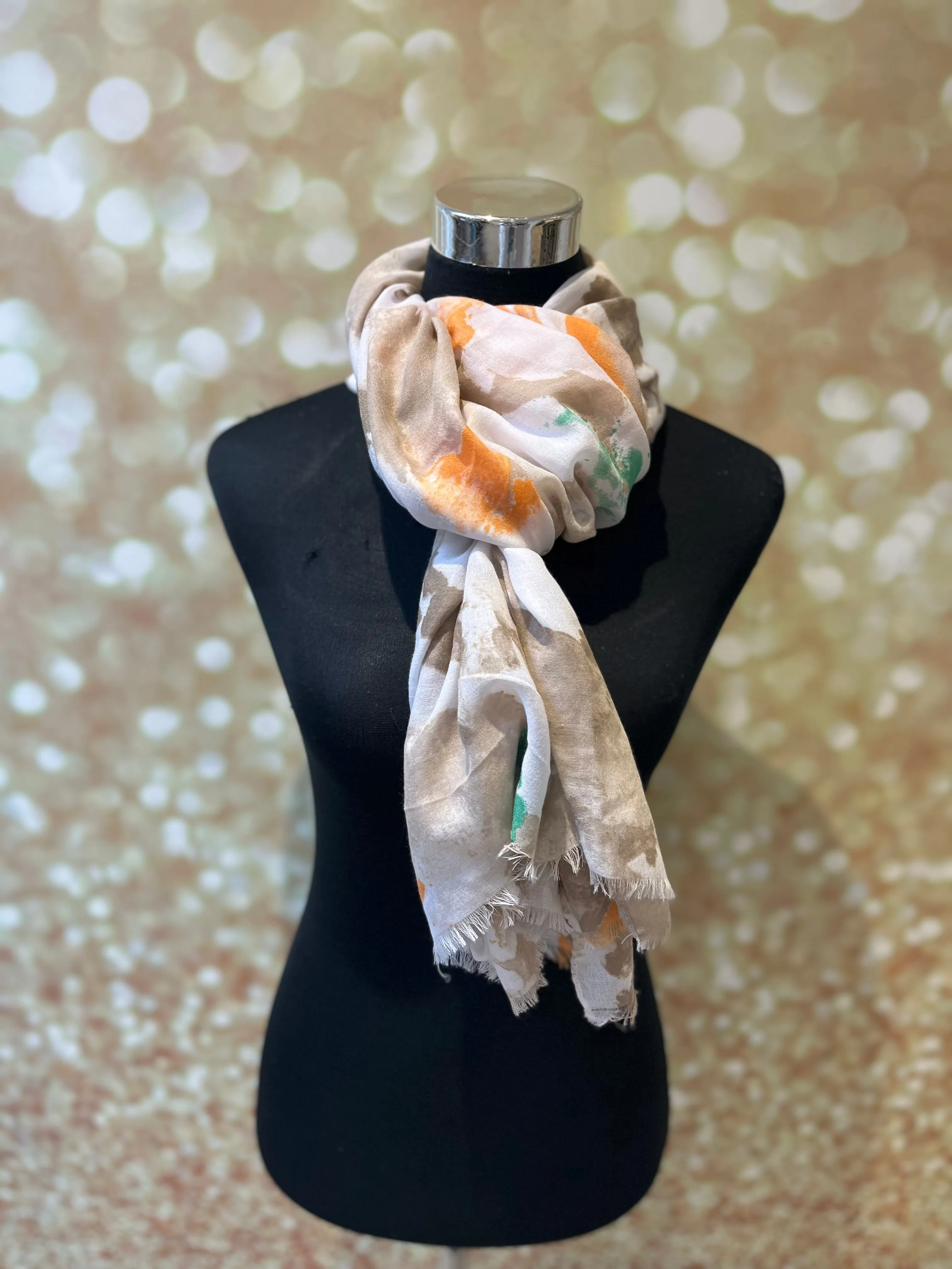 Cotton printed scarf