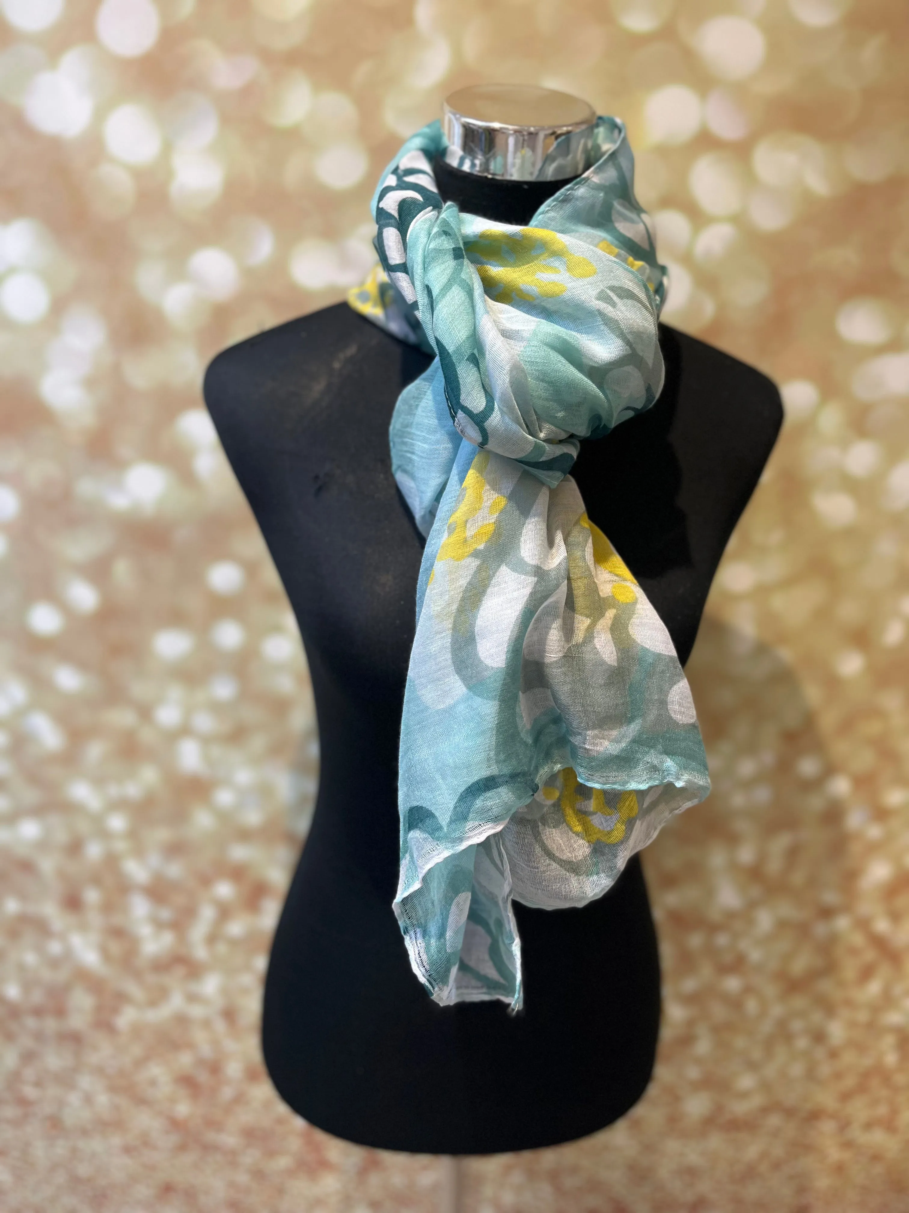 Cotton printed scarf