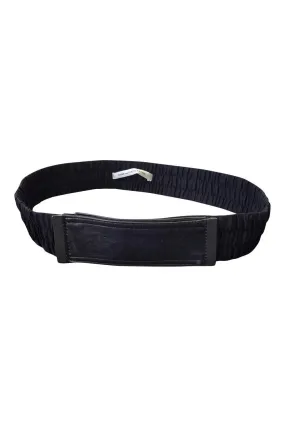 DIANE VON FURSTENBERG Black Elasticated Waist Belt (40)