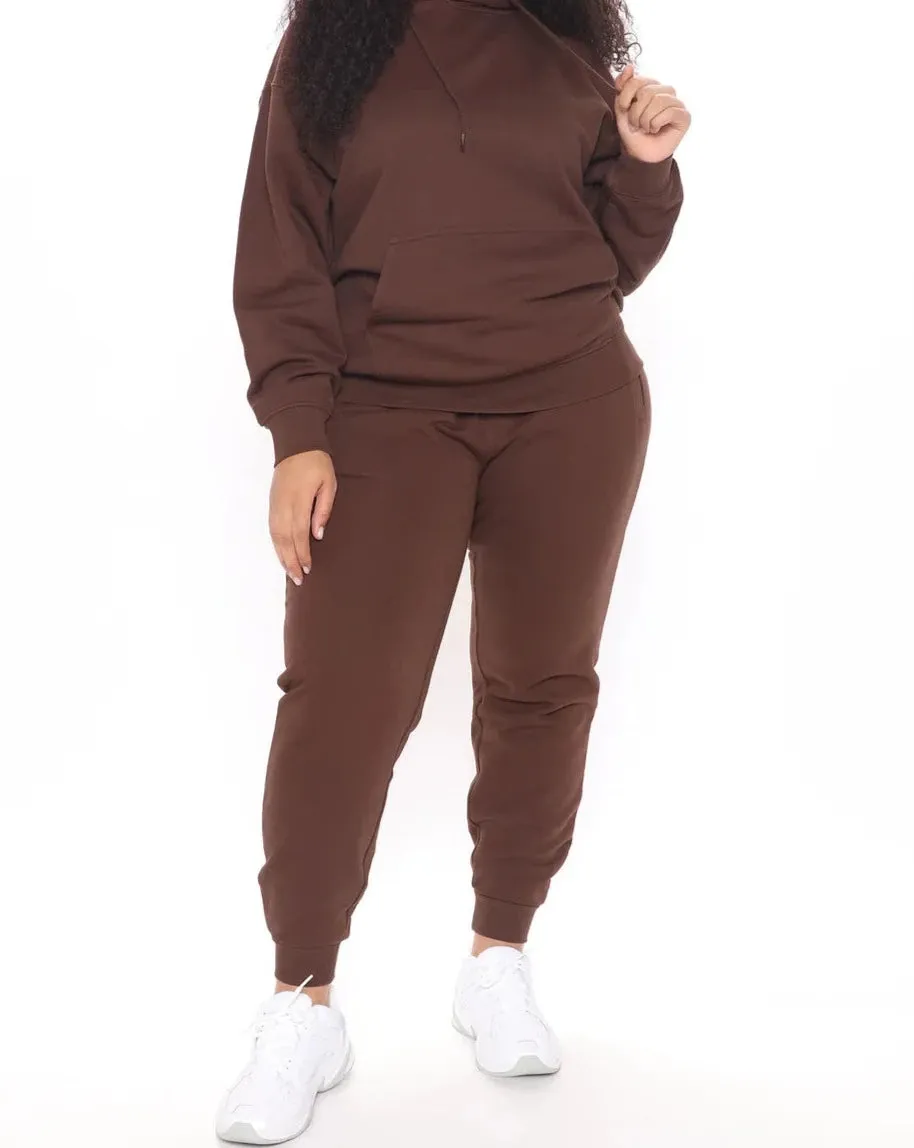 Fabiola Joggers - Brown