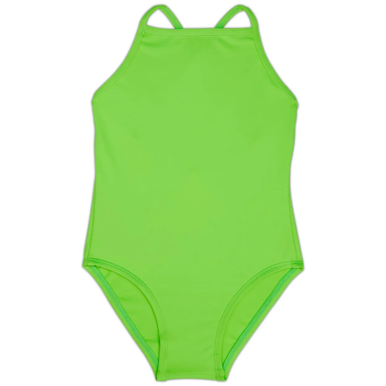 Green Girls' Swimsuit UPF 50 