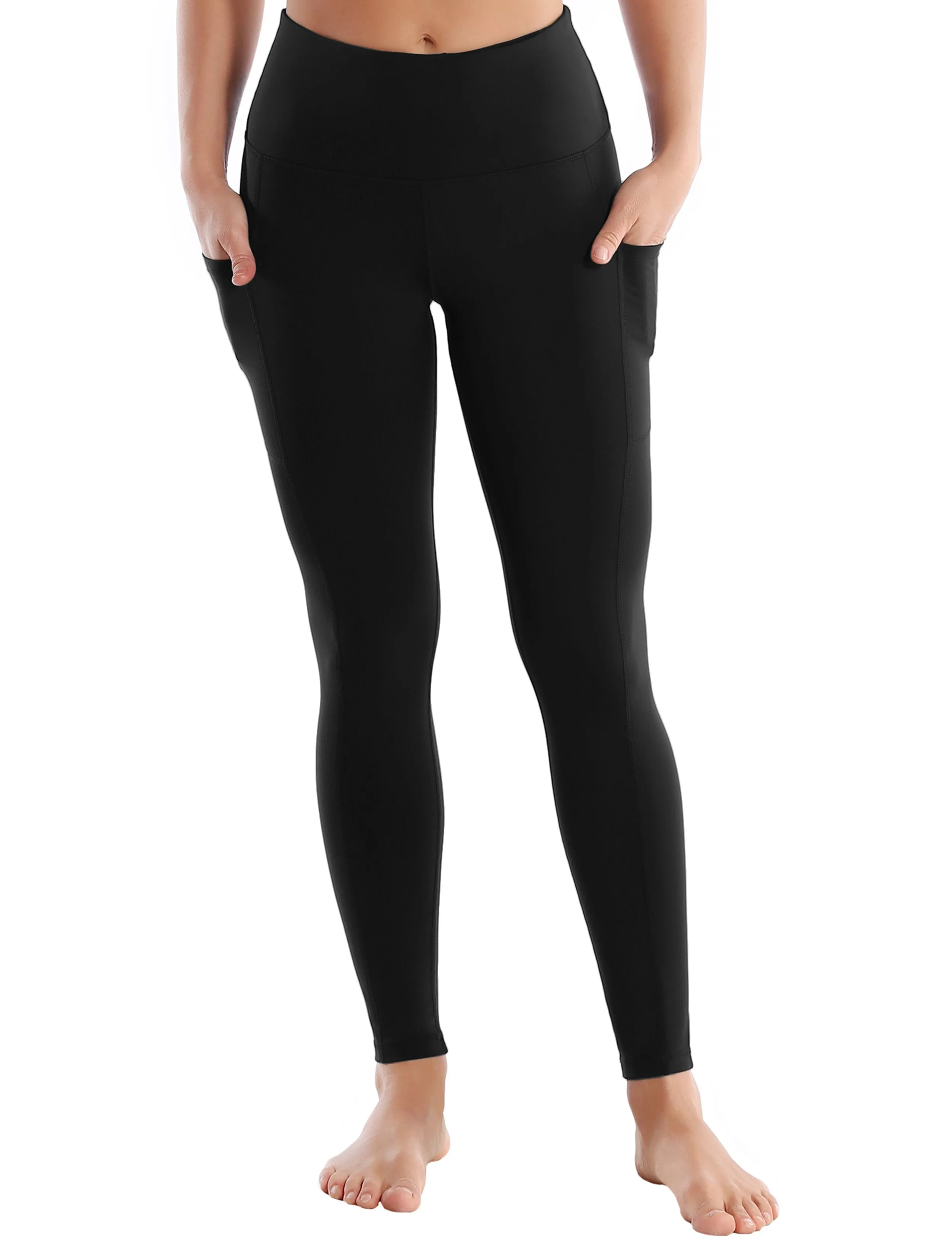 Hip Line Side Pockets yogastudio Pants black ins_yogastudio