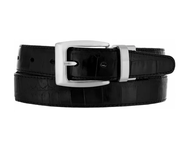 Men's Brighton | Reversible Croco Belt | Black