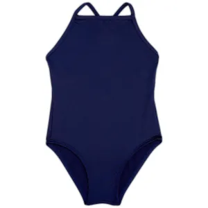 Navy Girls' Swimsuit UPF 50 