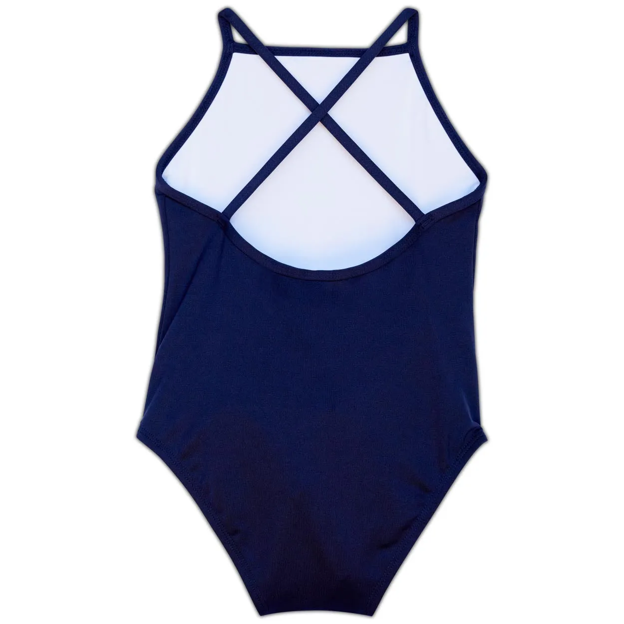 Navy Girls' Swimsuit UPF 50 