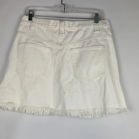 NWT Cream Denim Free People Skirt