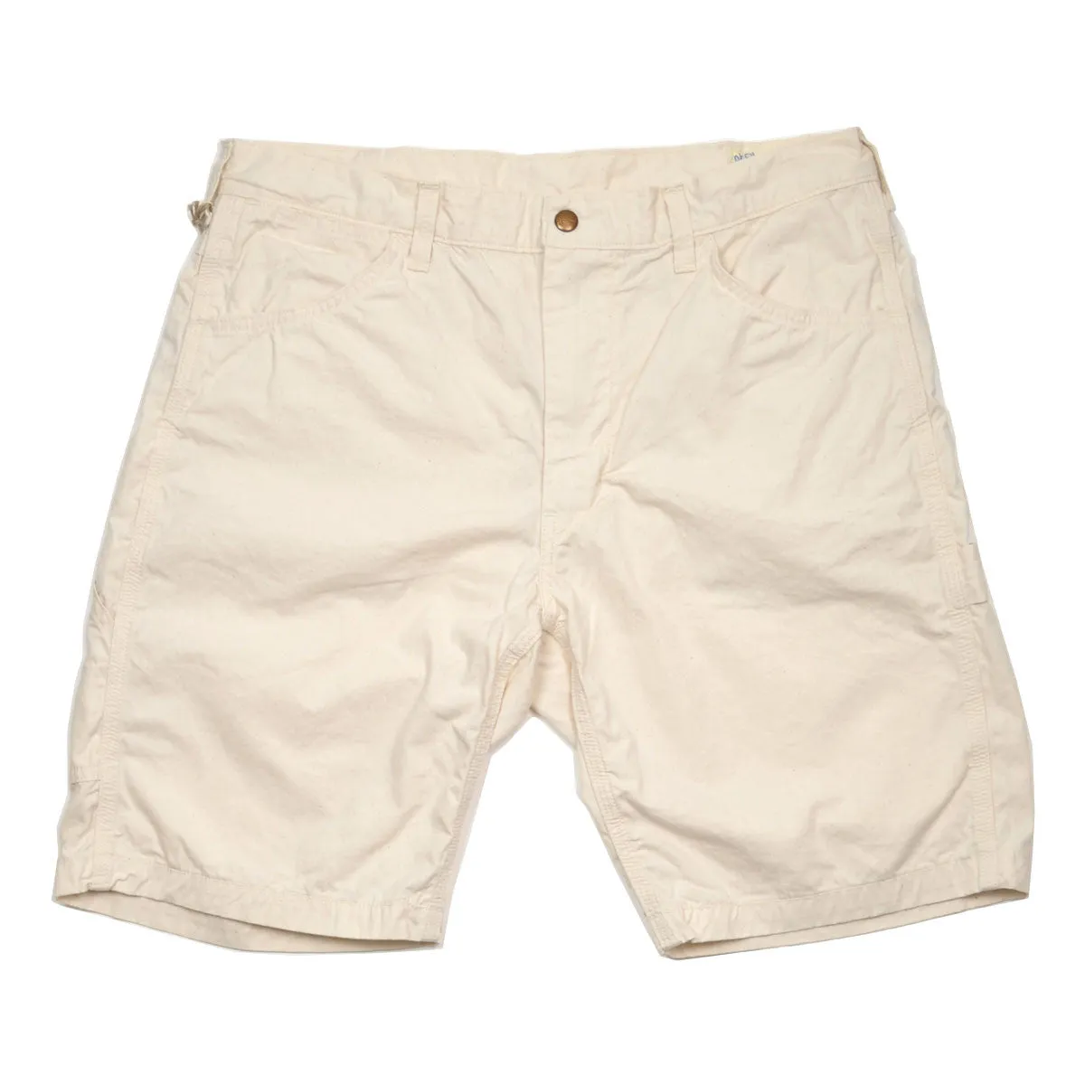 orSlow - Slim Fit Painter Shorts - Ecru