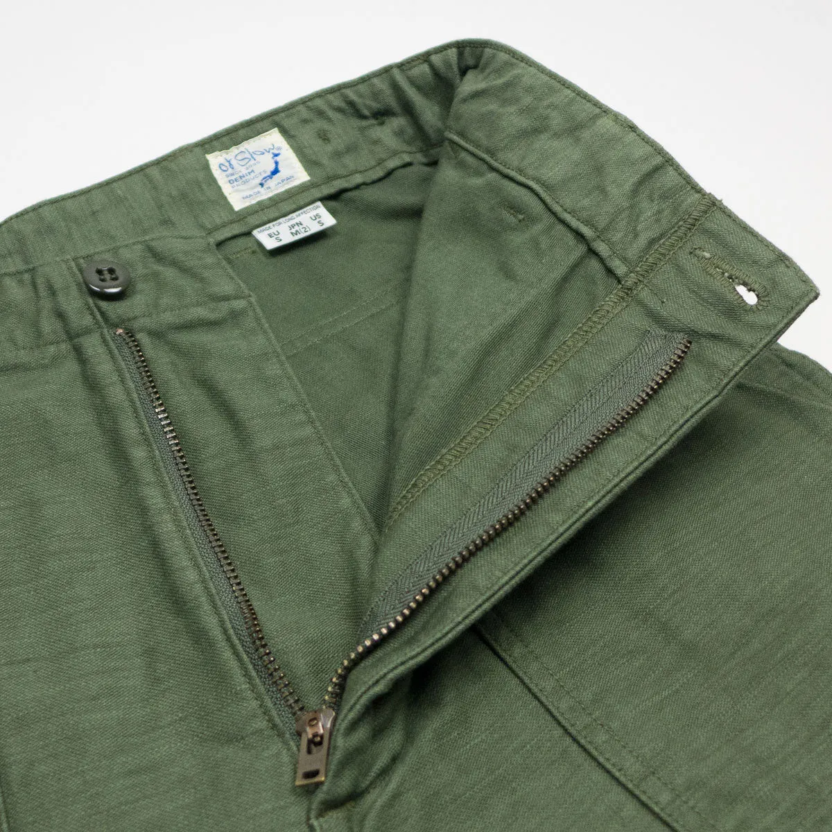 orSlow - US Army Fatigue Shorts - Green