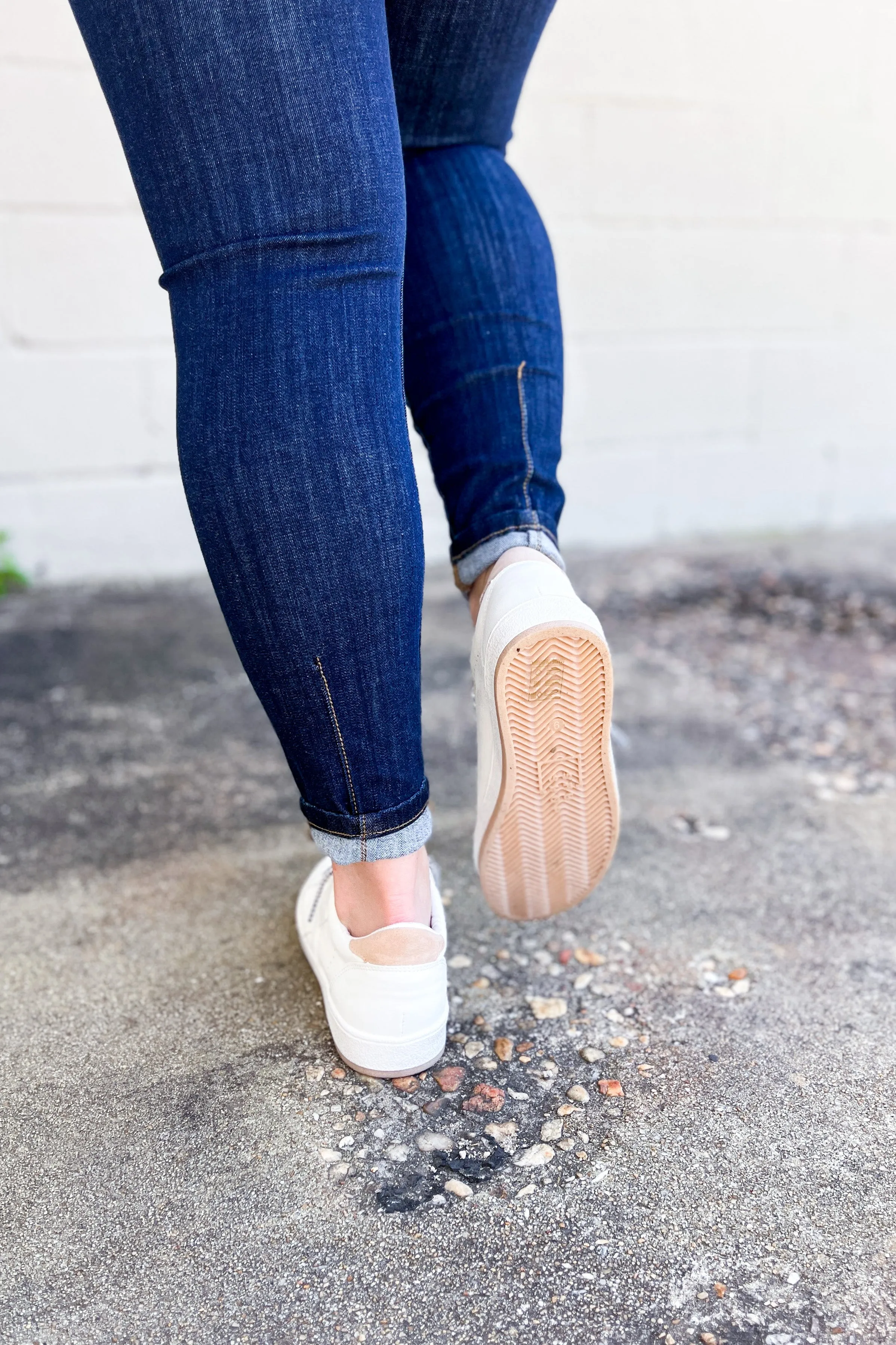 Paz Star Sneaker, White Sand Suede