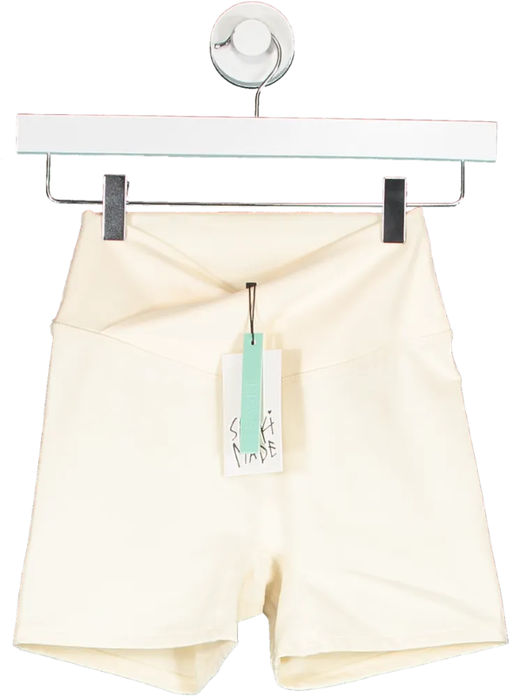 SASKI Cream V Waist Shorts UK S