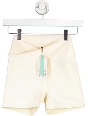 SASKI Cream V Waist Shorts UK S