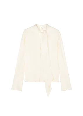 Scarf lyocell blouse