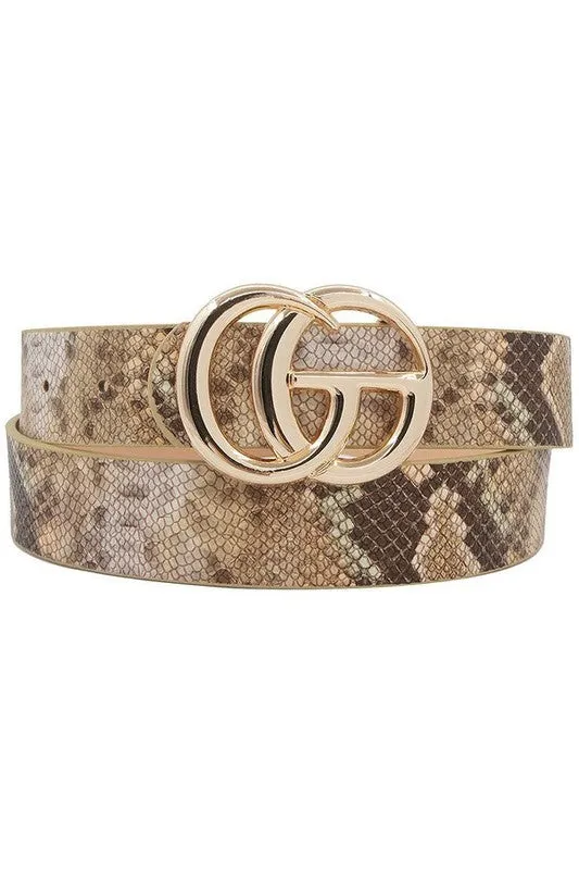 Snakeskin Belt