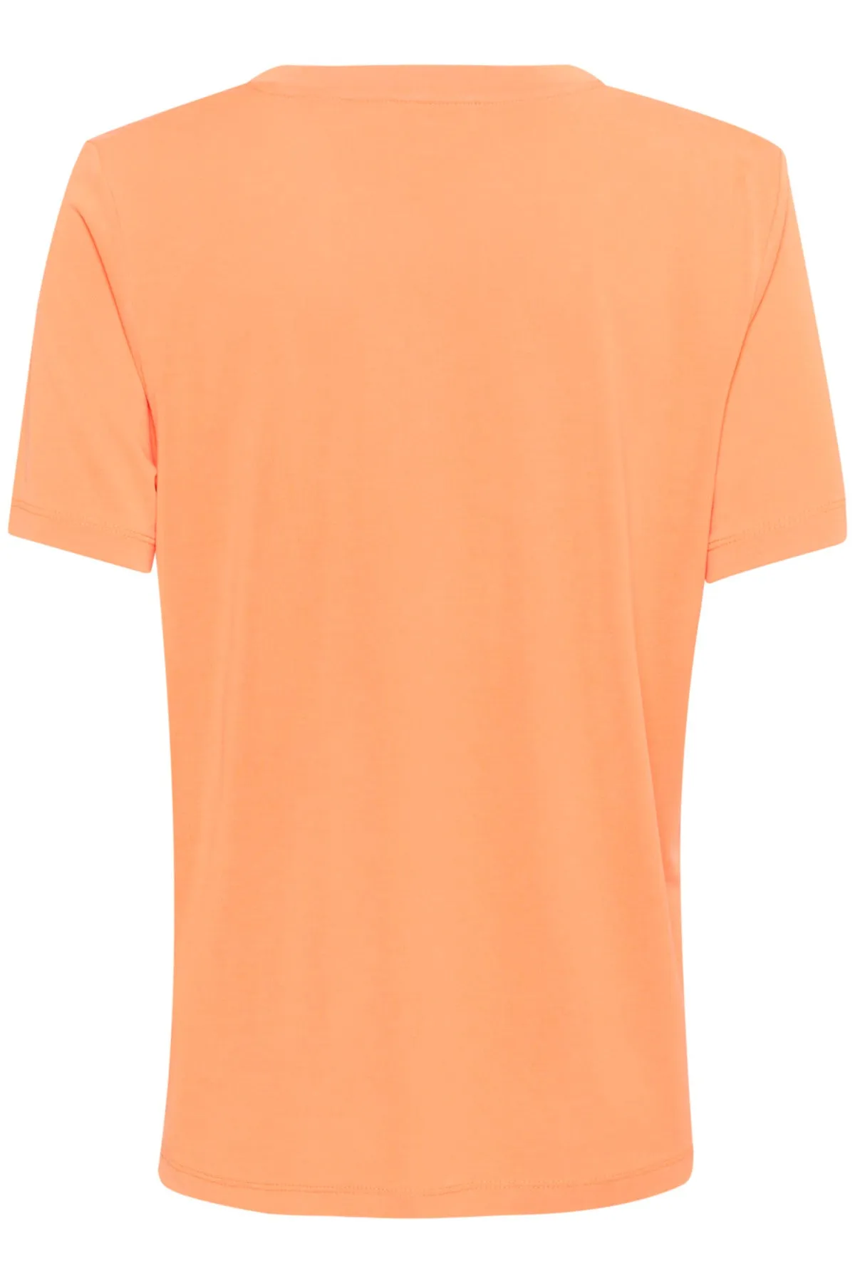 T-shirt Columbine col en v tangerine LENZING ECOVERO certified