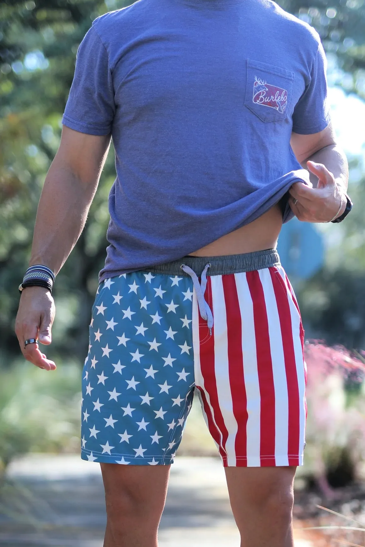 Throwback USA Athletic Shorts